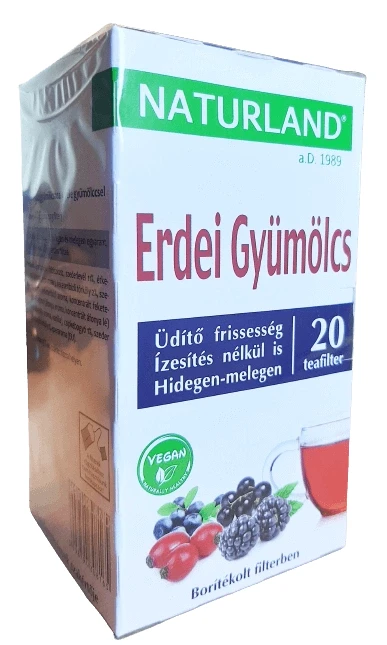 Naturland Erdei gyümölcs 4 féle gyümölcsből 20 db