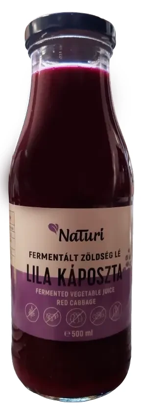 NaTuri Fermentált Zöldséglé - Lila káposzta 500ml