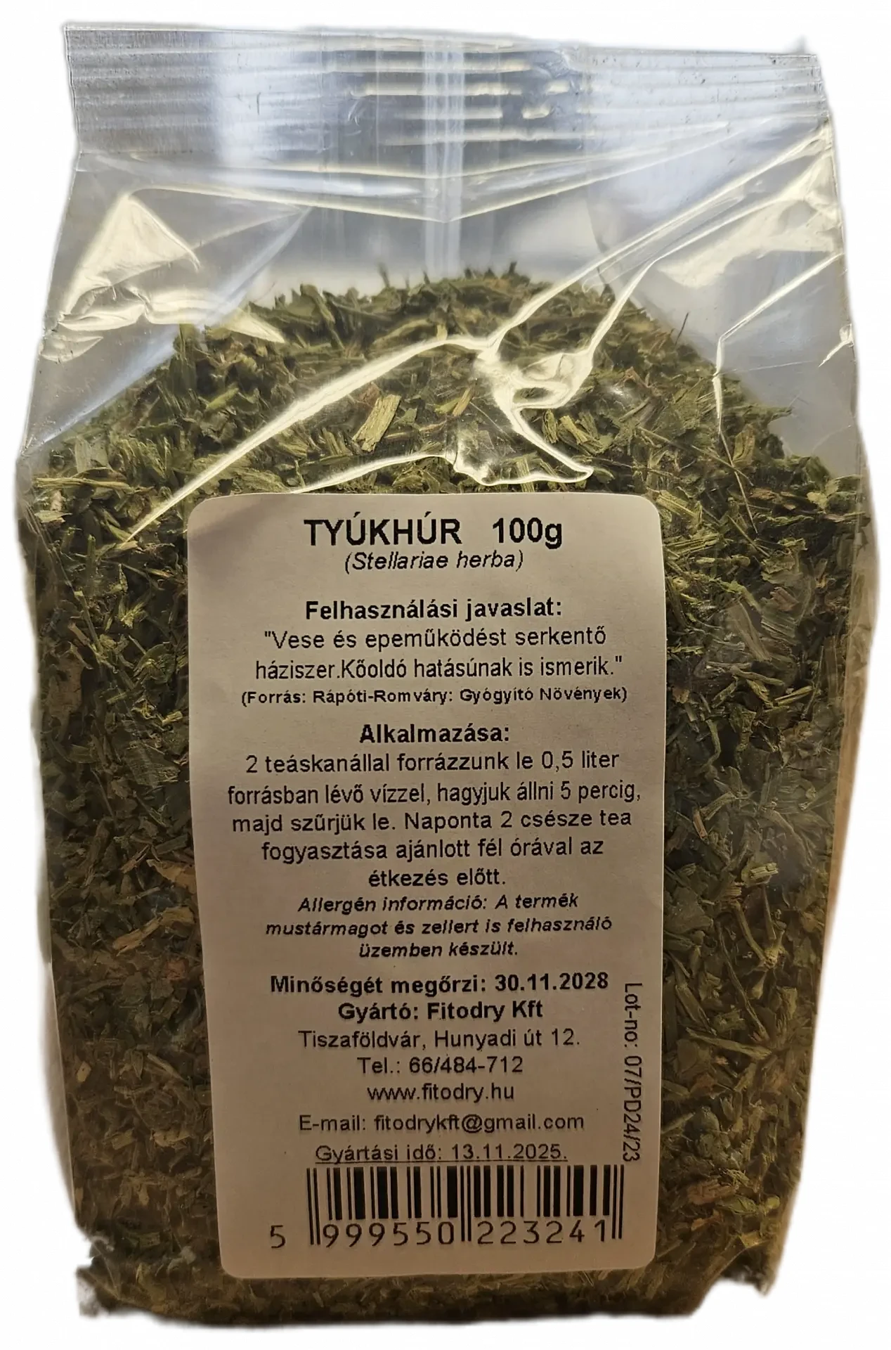 Fitodry Tyúkhúrfű 100g
