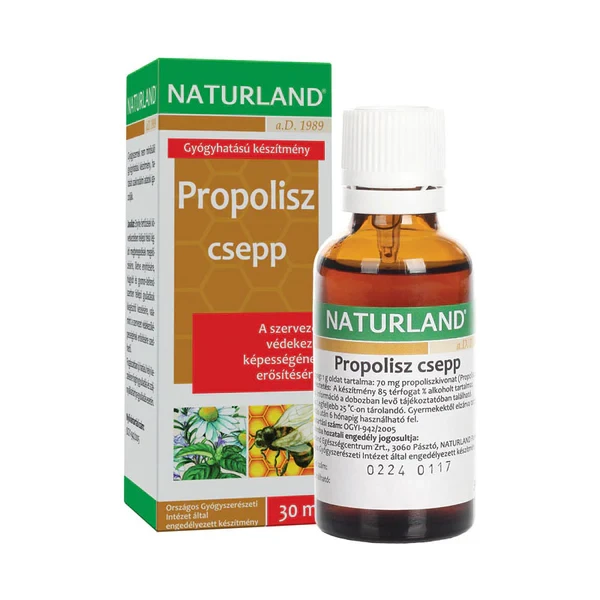 Naturland Propolisz oldatos csepp 30ml