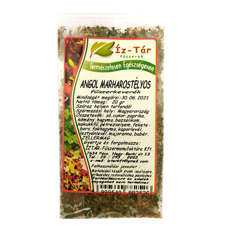 Íz Tár angol marharostélyos fűszerkeverék 20g