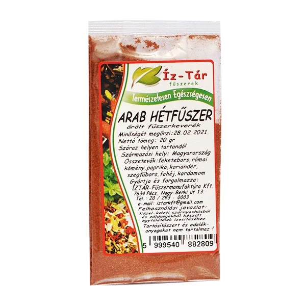 Íz Tár arab hétfűszer őrölt 20g