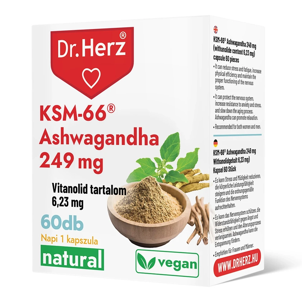 Dr.Herz Ashwagandha 249 mg 60 db kapszula