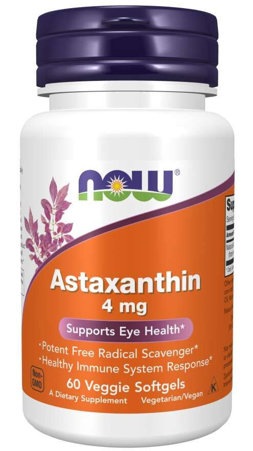 Now Astaxanthin lágyzselatin kapszula 60db 4mg