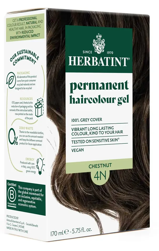Herbatint 4N Gesztenye hajfesték 170ml