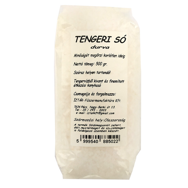 Íz Tár tengeri só durva 500g
