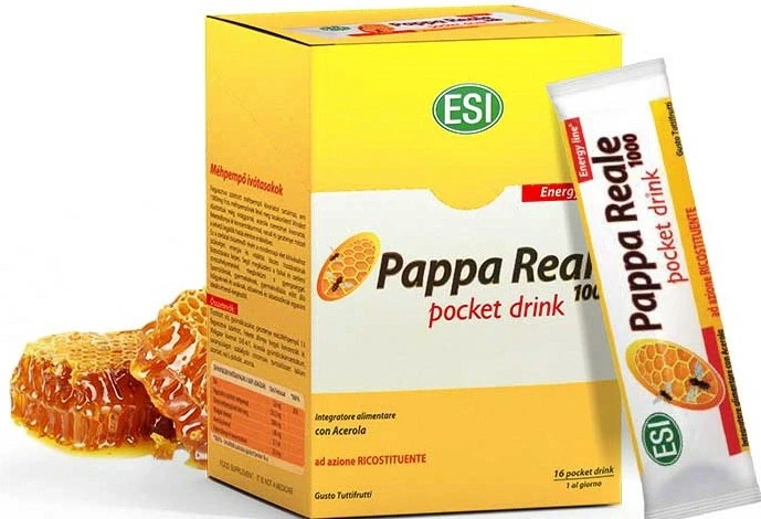 NT ESI® Royal Jelly 1000, Méhpempő ivótasakok 16db
