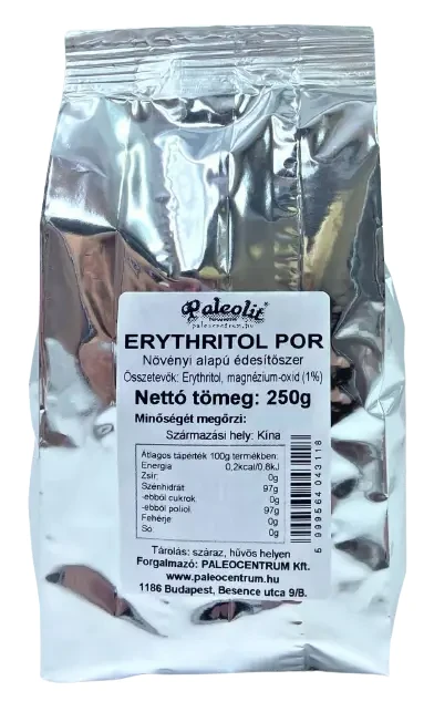 Paleolit Erythritol por 250g - Eritrit por magnéziummal