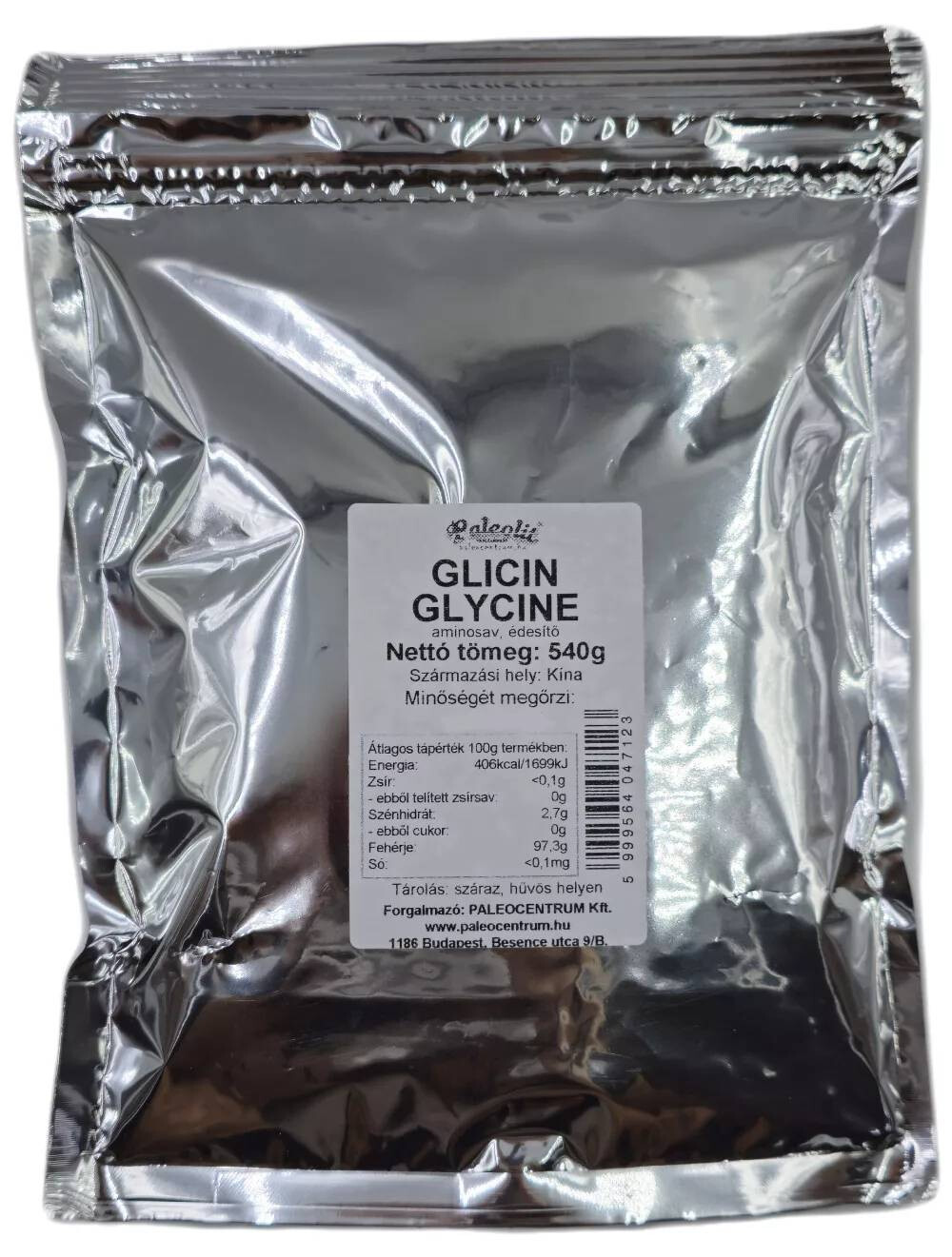 Glicin - Glycine Paleolit aminósav - édesítő 540 g