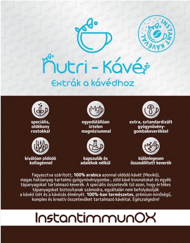 NUTRI-KÁVÉ INSTANT KÁVÉVAL 180G