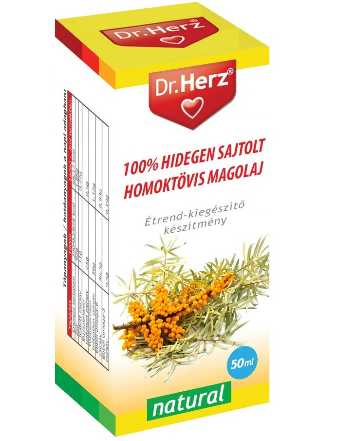 dr.Herz Homoktövismag olaj 100% hidegen sajtolt 50ml