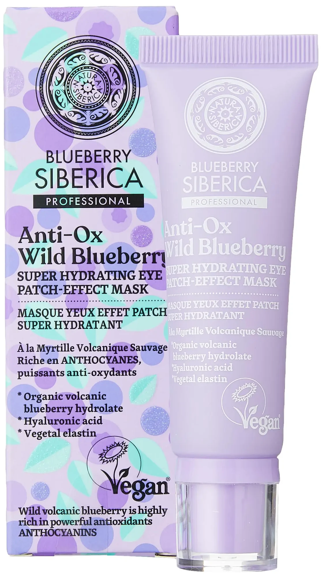 Natura Siberica Anti-Ox Vad Áfonya Hidratáló Szemmaszk 30ml