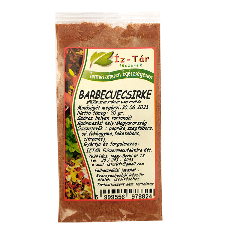 Íz Tár Barbecuecsirke fűszerkeverék 20g