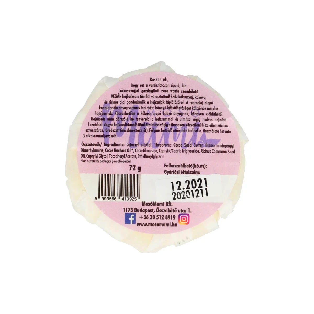 Eco-Z Selymes tincsek hajkondicionáló tömb 72g