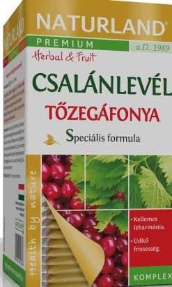 NL Prémium Csalánlevél tőzegáfonya tea 20x1,2g