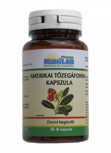 Tőzegáfonya kivonat kapszula 30db (Nutrilab)