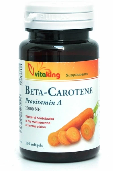 Vitaking Bétakarotin 15 mg 100 db