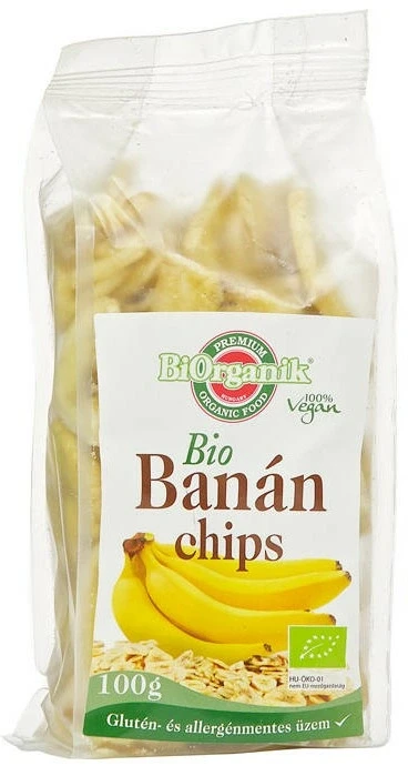 BIO banánchips 100g