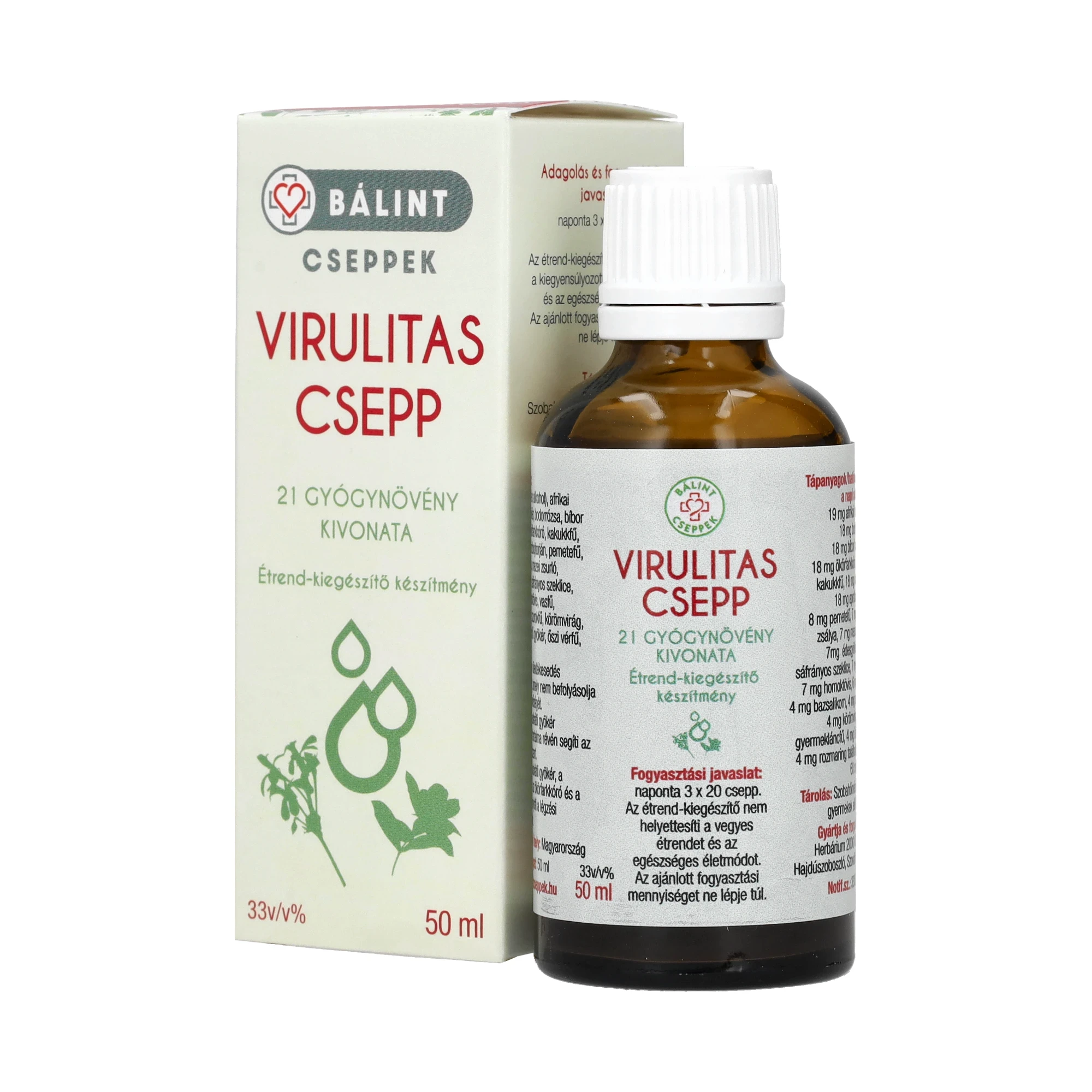 Bálint Virulitas csepp 50ml