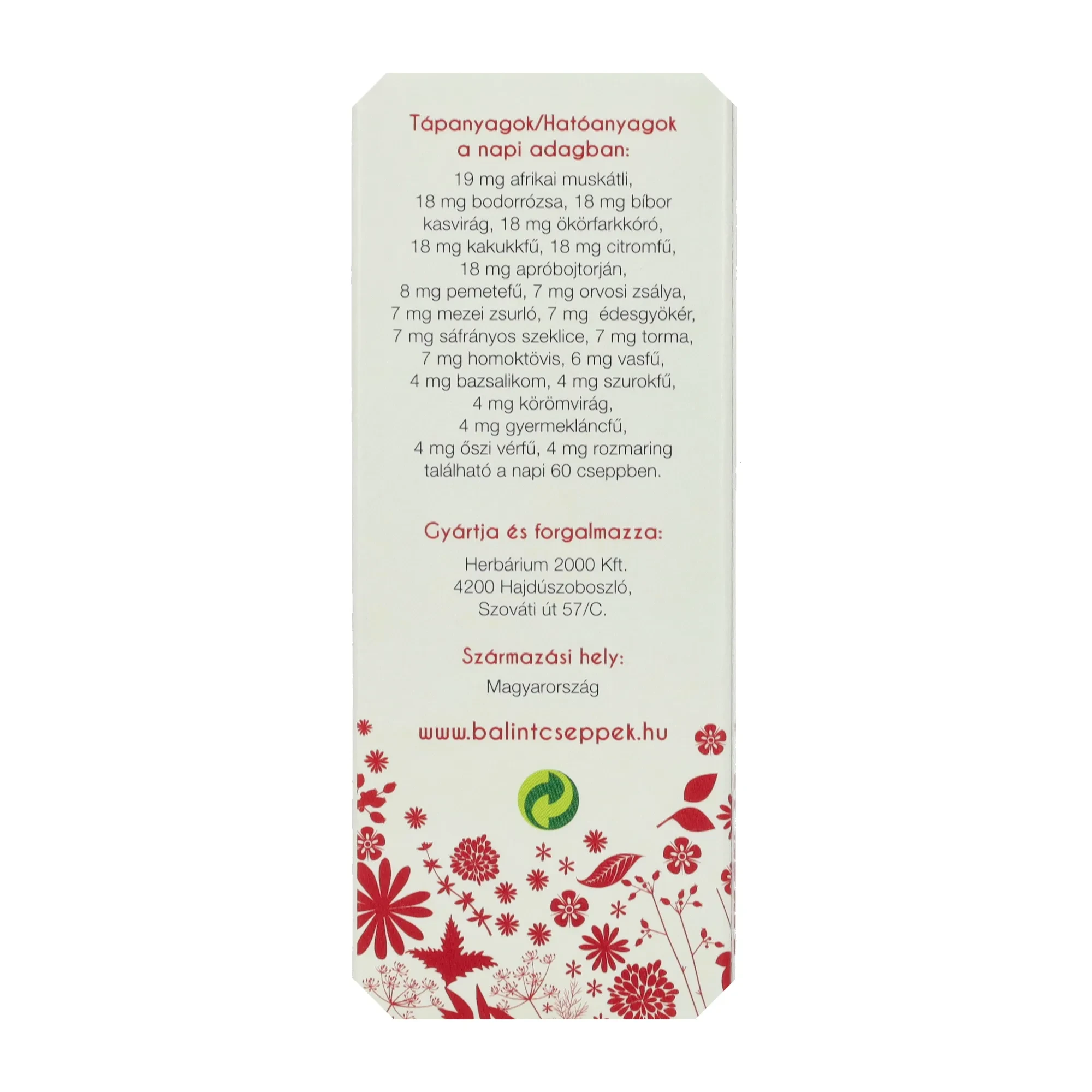 Bálint Virulitas csepp 50ml