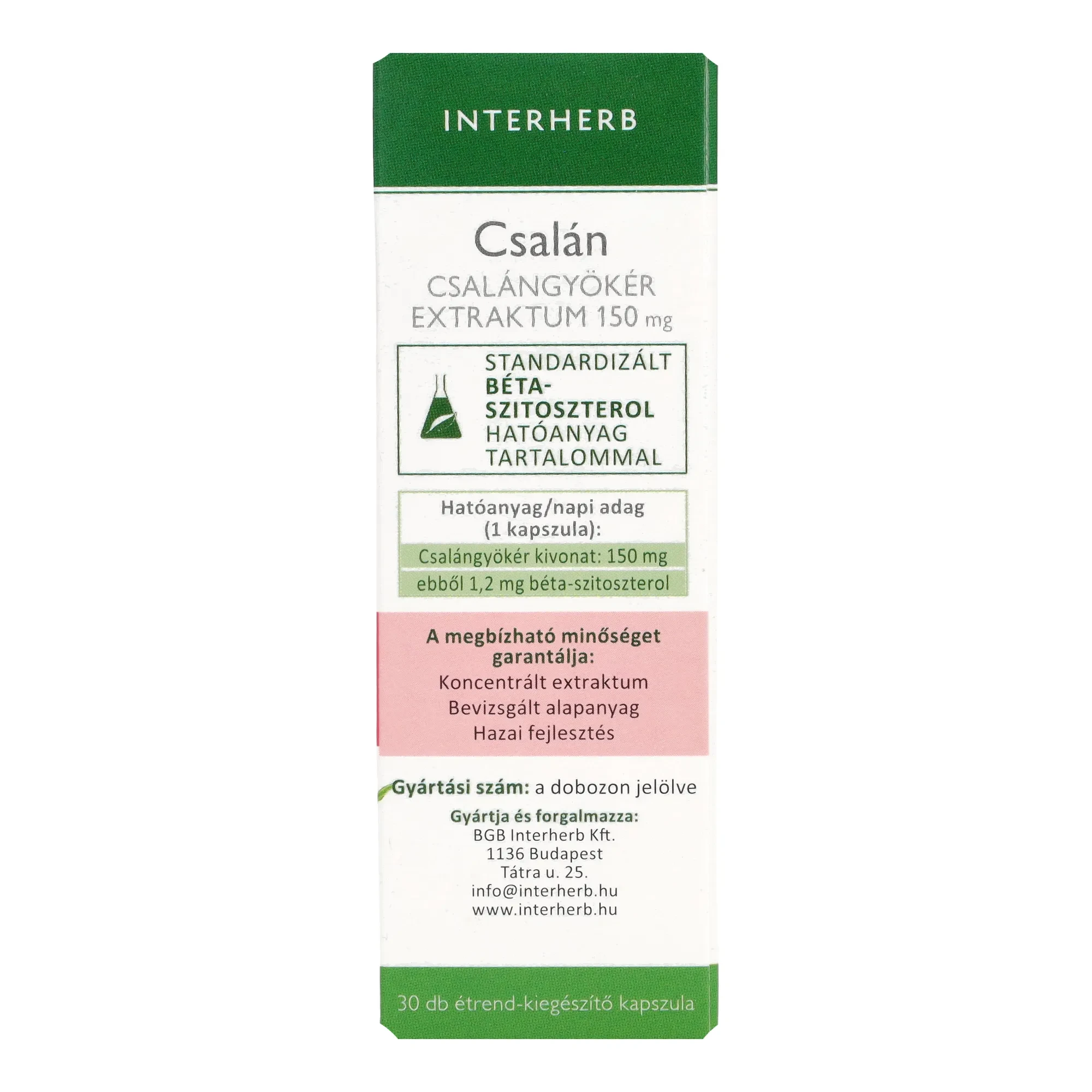 Interherb Napi1 csalángyökér 30db