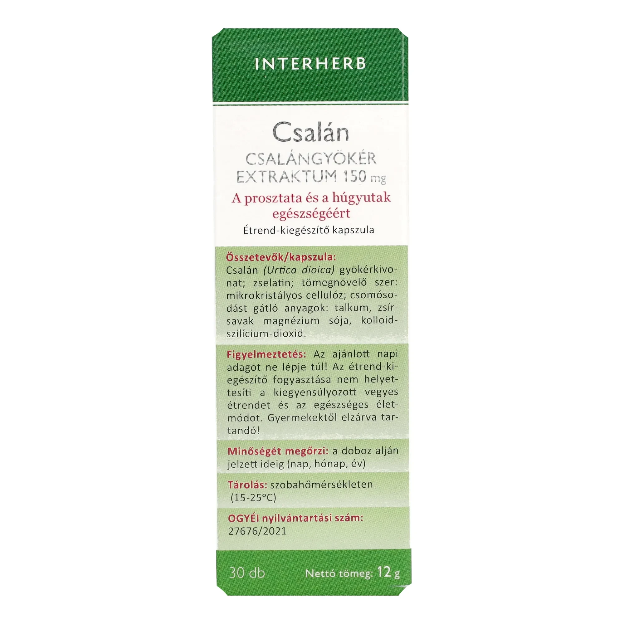 Interherb Napi1 csalángyökér 30db