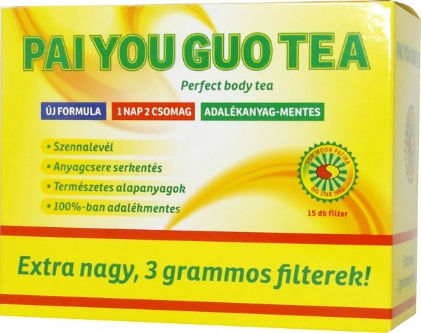 Big Star Pai You Guo extra erős fogyasztó tea filteres 15x3g