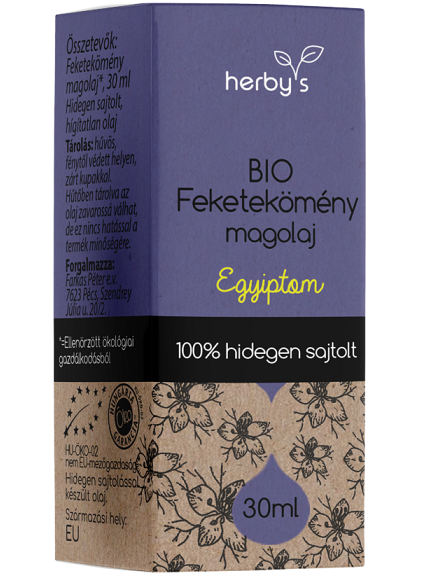Herby's BIO Feketekömény magolaj 30ml