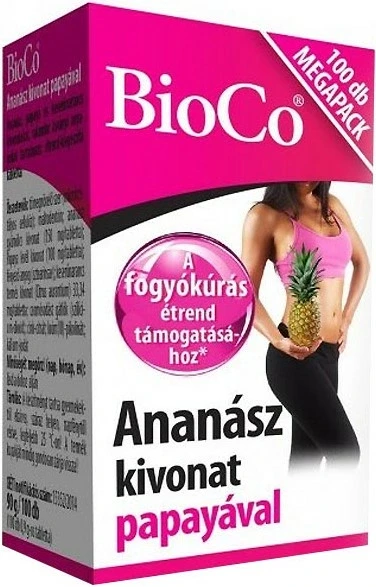 Bioco Ananász-Papaya MegaPack tabletta 100db