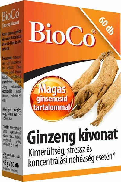 BioCo Ginseng kivonat tabletta 60db