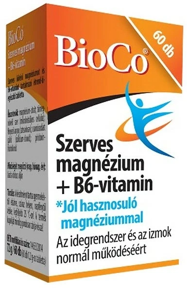 BioCo Mg+B6 szerves 60db