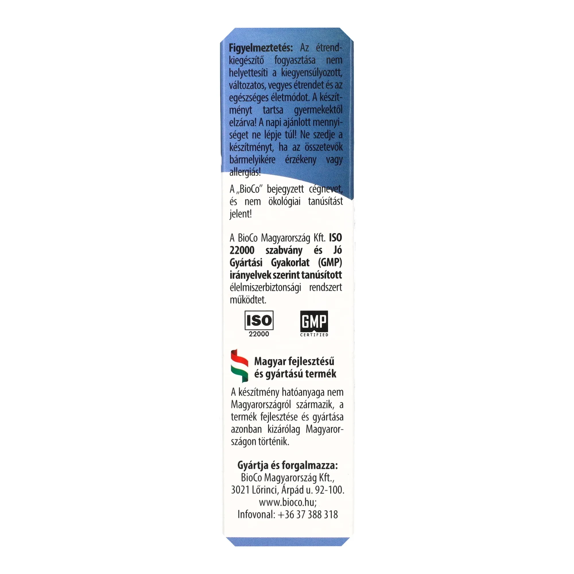 BioCo Hialuronsav Forte 30db