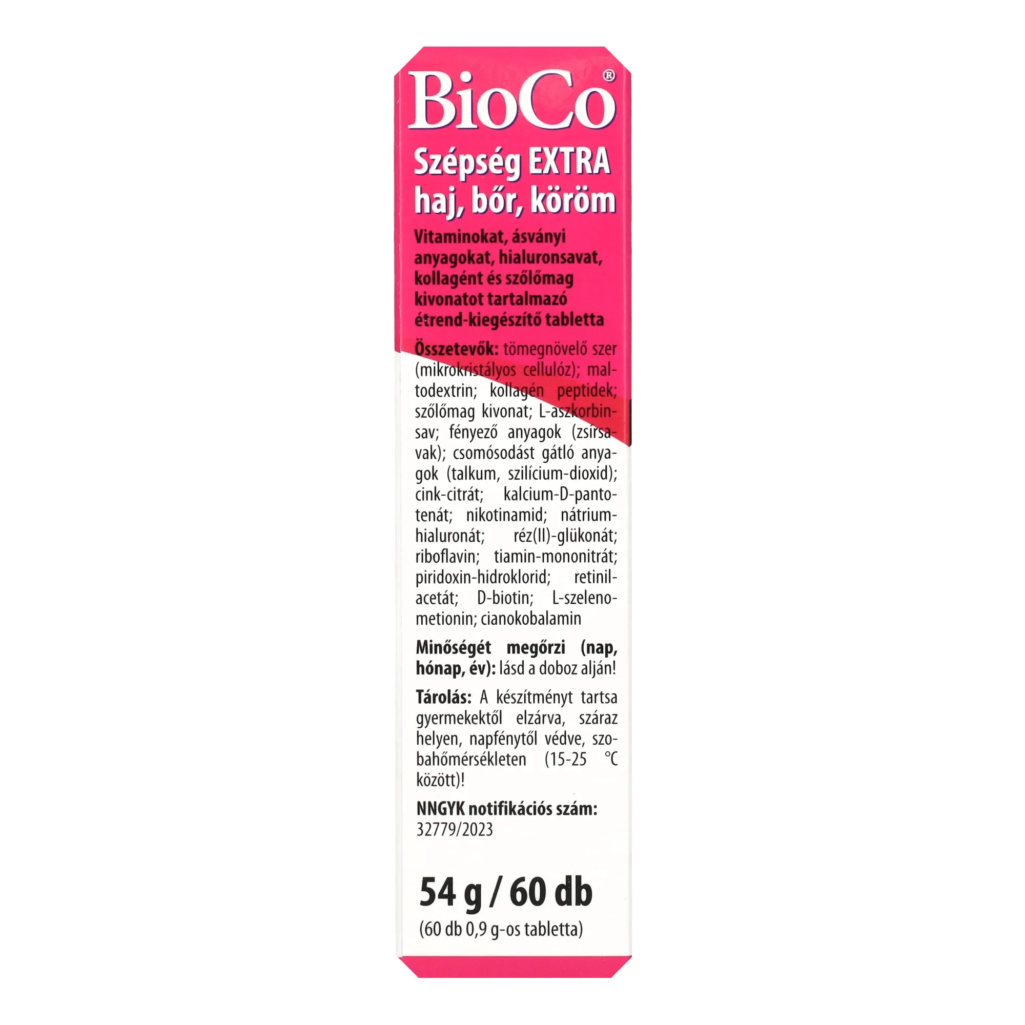 BioCo Szépség Extra tabletta 60db