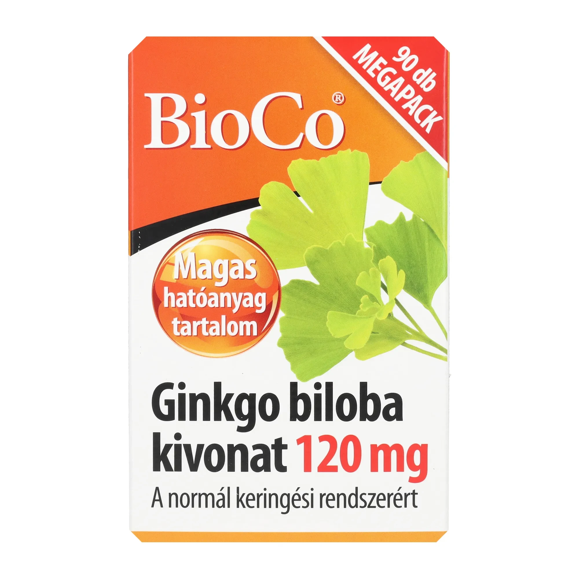 BioCo Ginkgo biloba kivonat 120 mg 90db