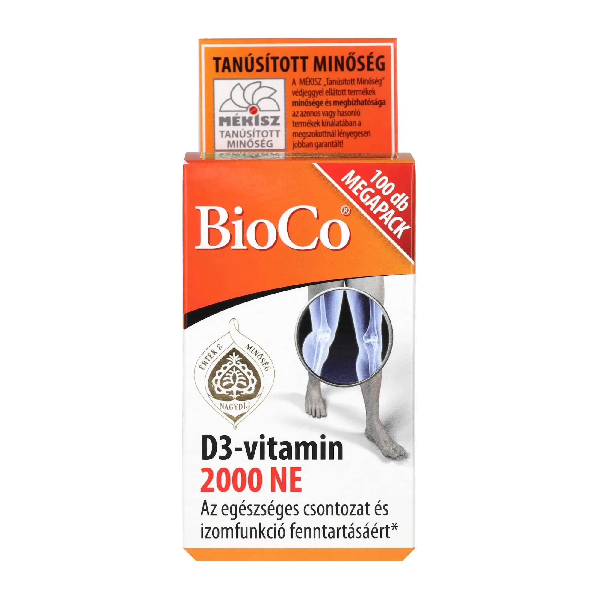 BioCo D3 2000NE Vitamin tabletta 100db