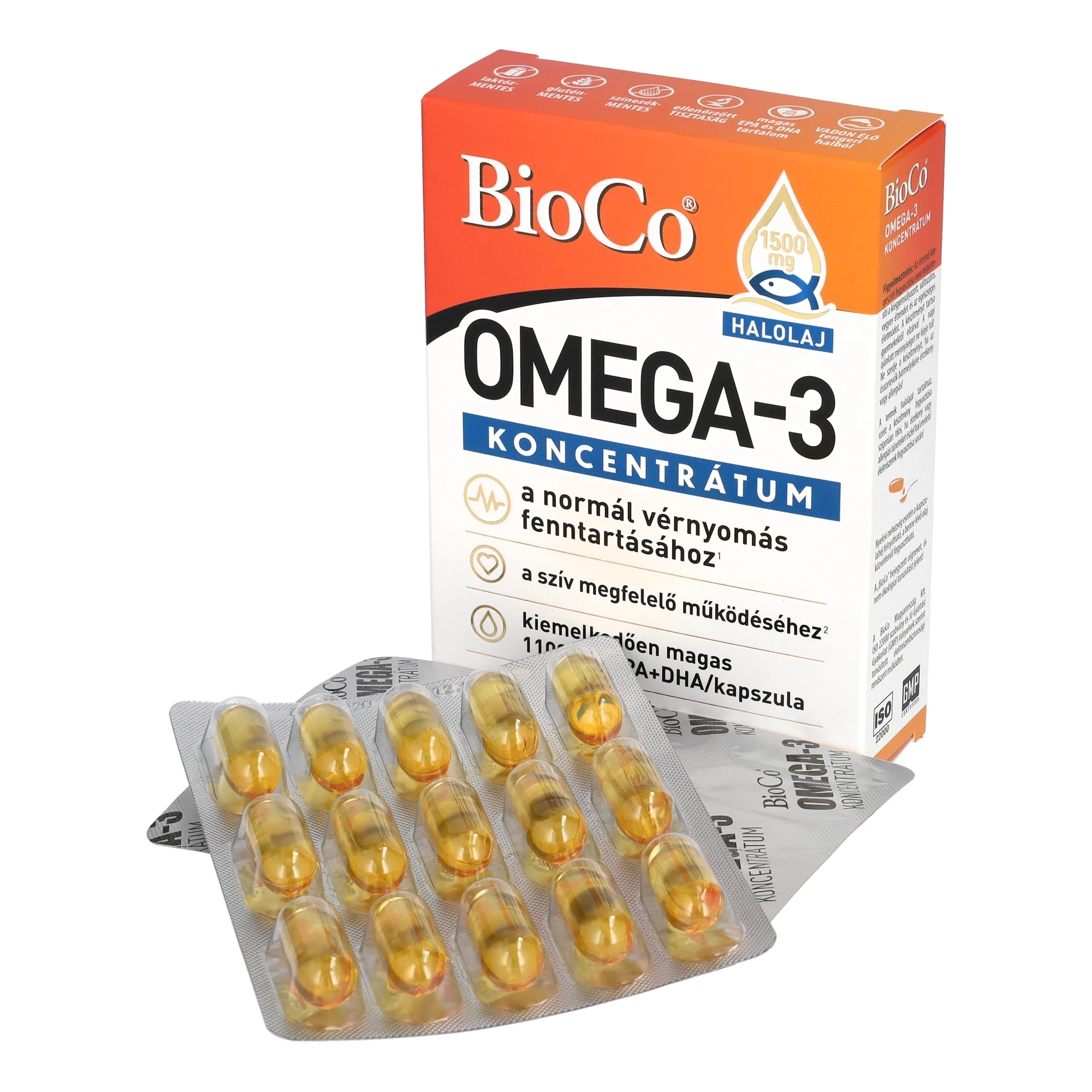 BioCo Omega-3 KONCENTRÁTUM (1500mg) 30db
