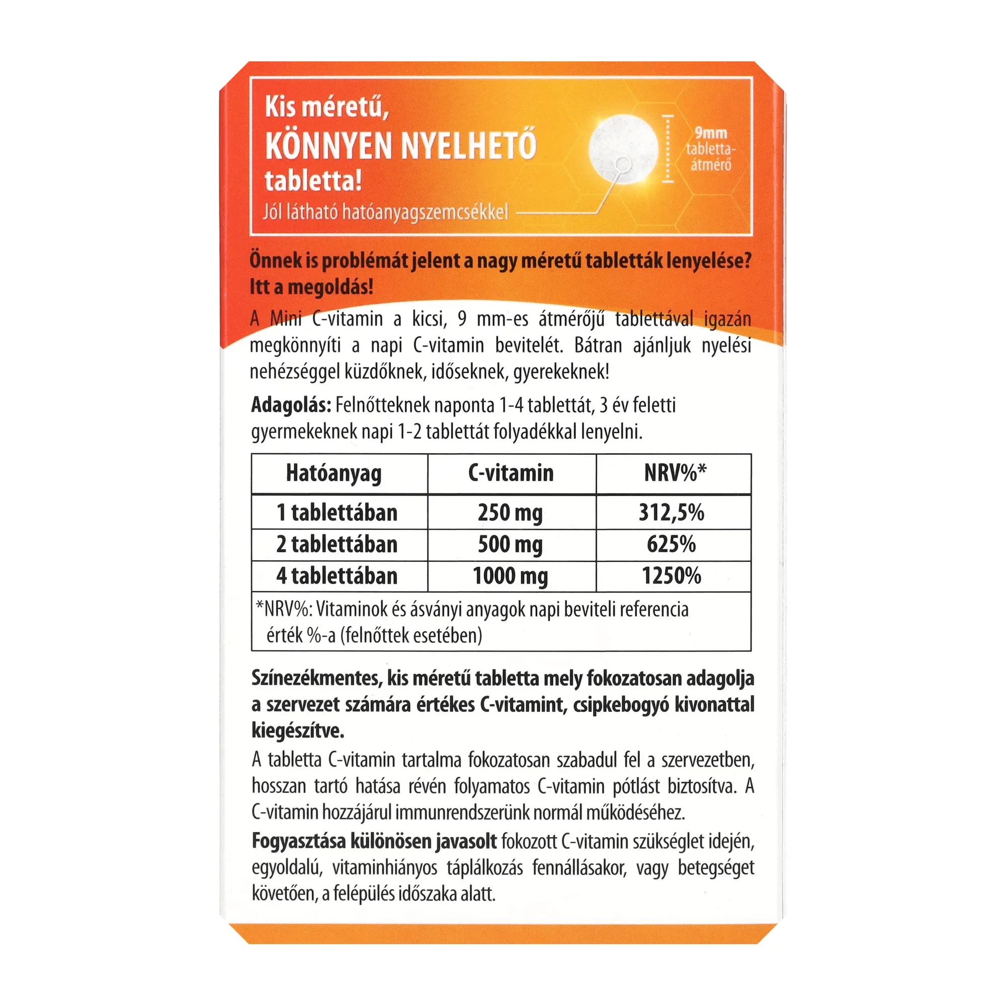 BioCo Mini C-vitamin 120 db