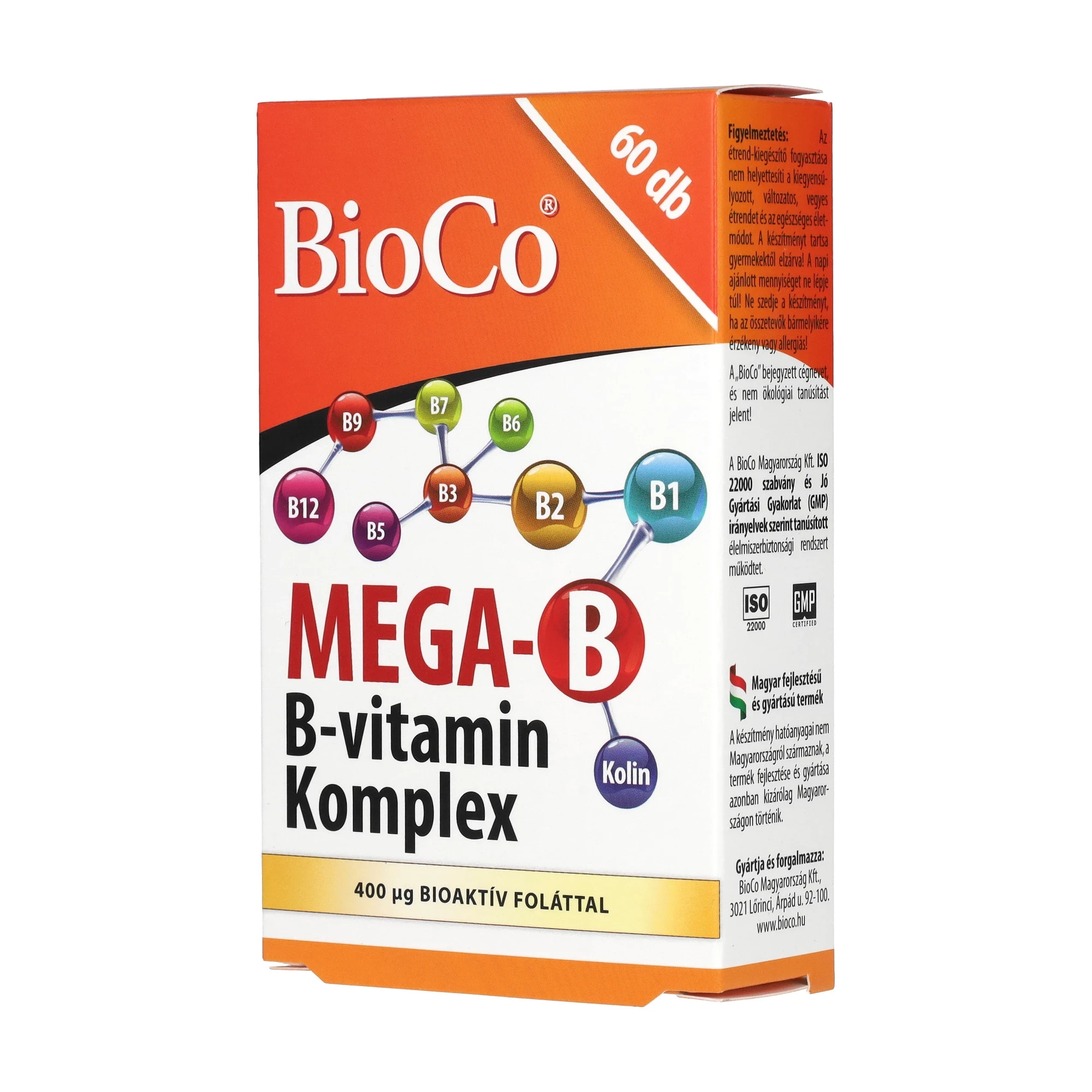 BioCo MEGA-B B-vitamin Komplex 60 db
