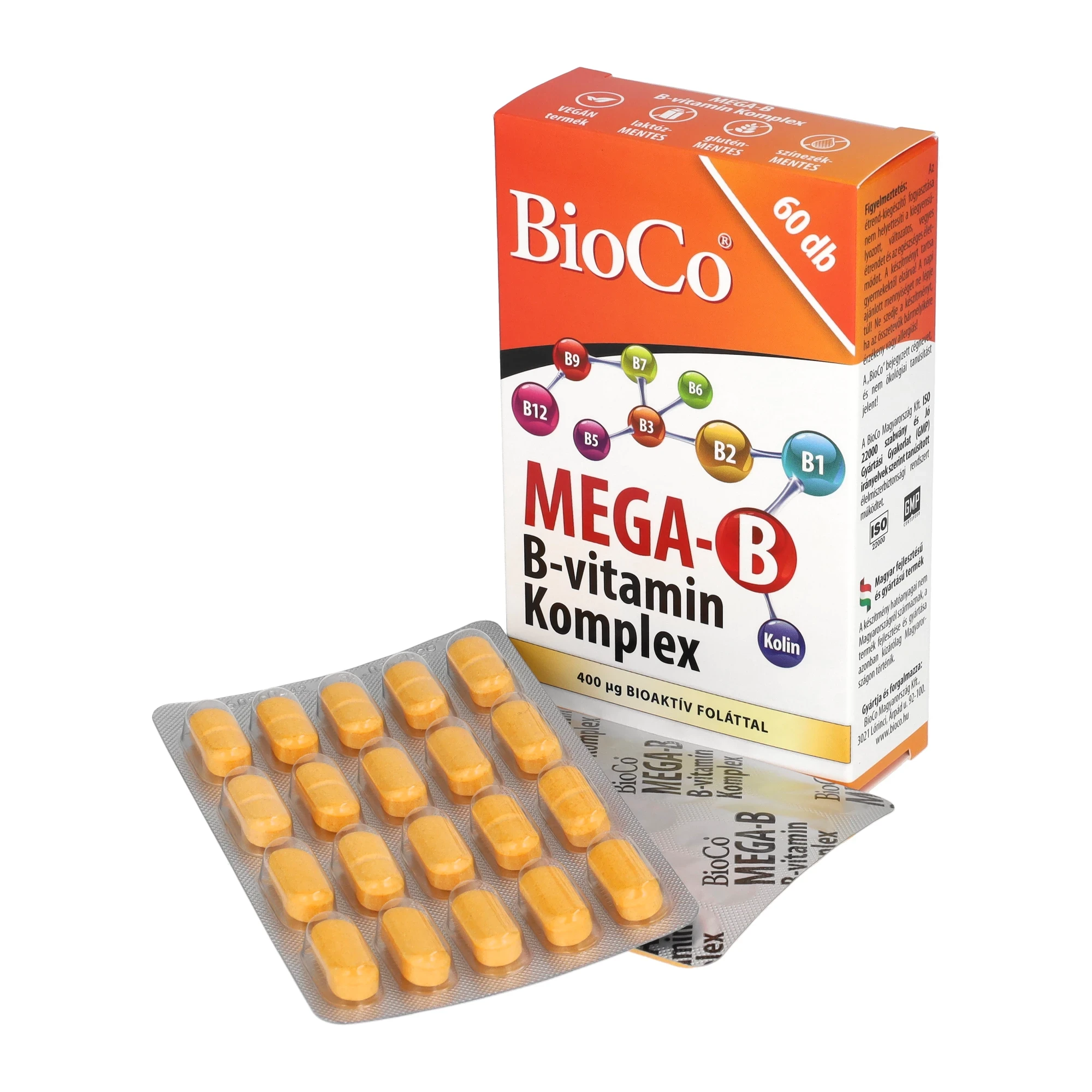 BioCo MEGA-B B-vitamin Komplex 60db