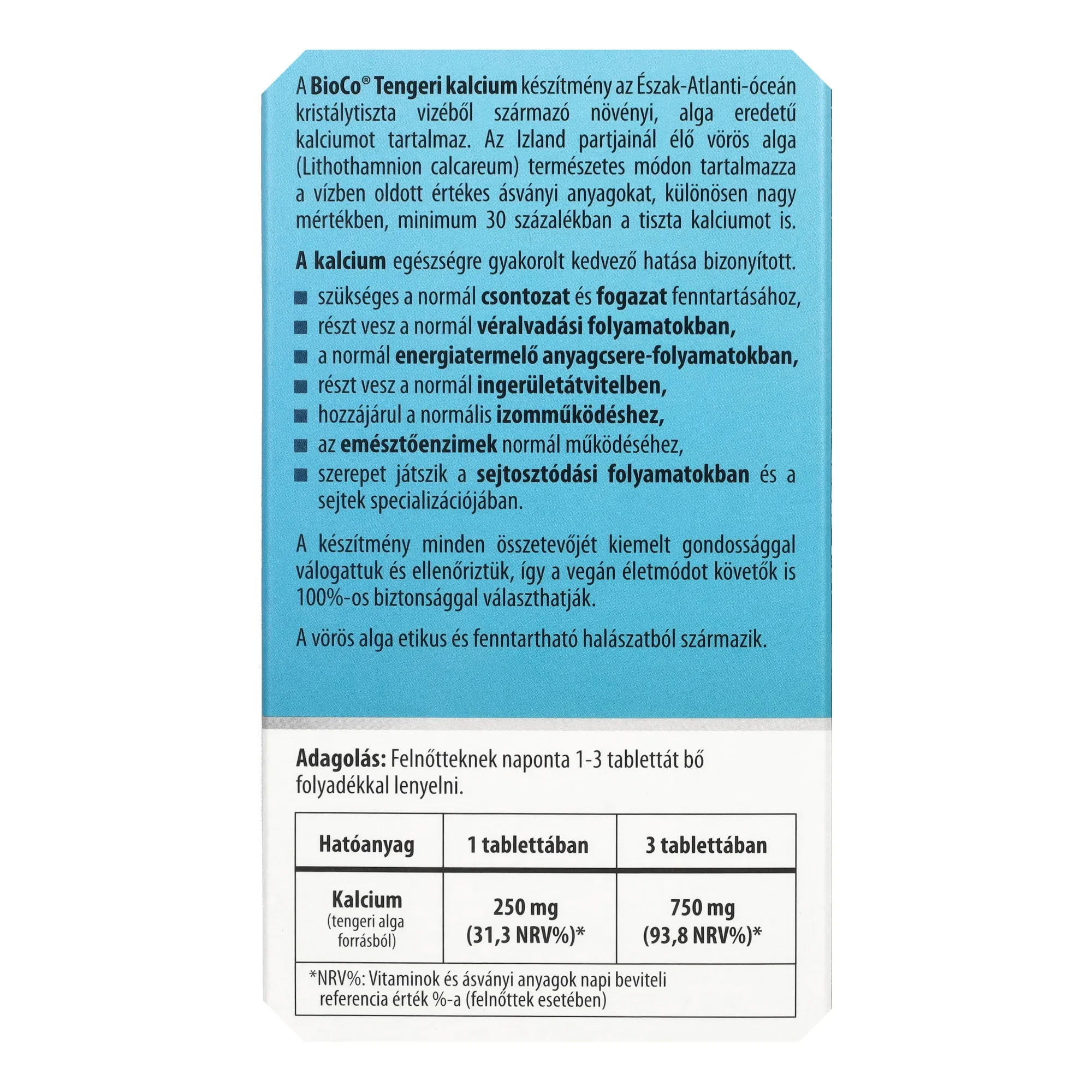 BioCo Tengeri kalcium 90db