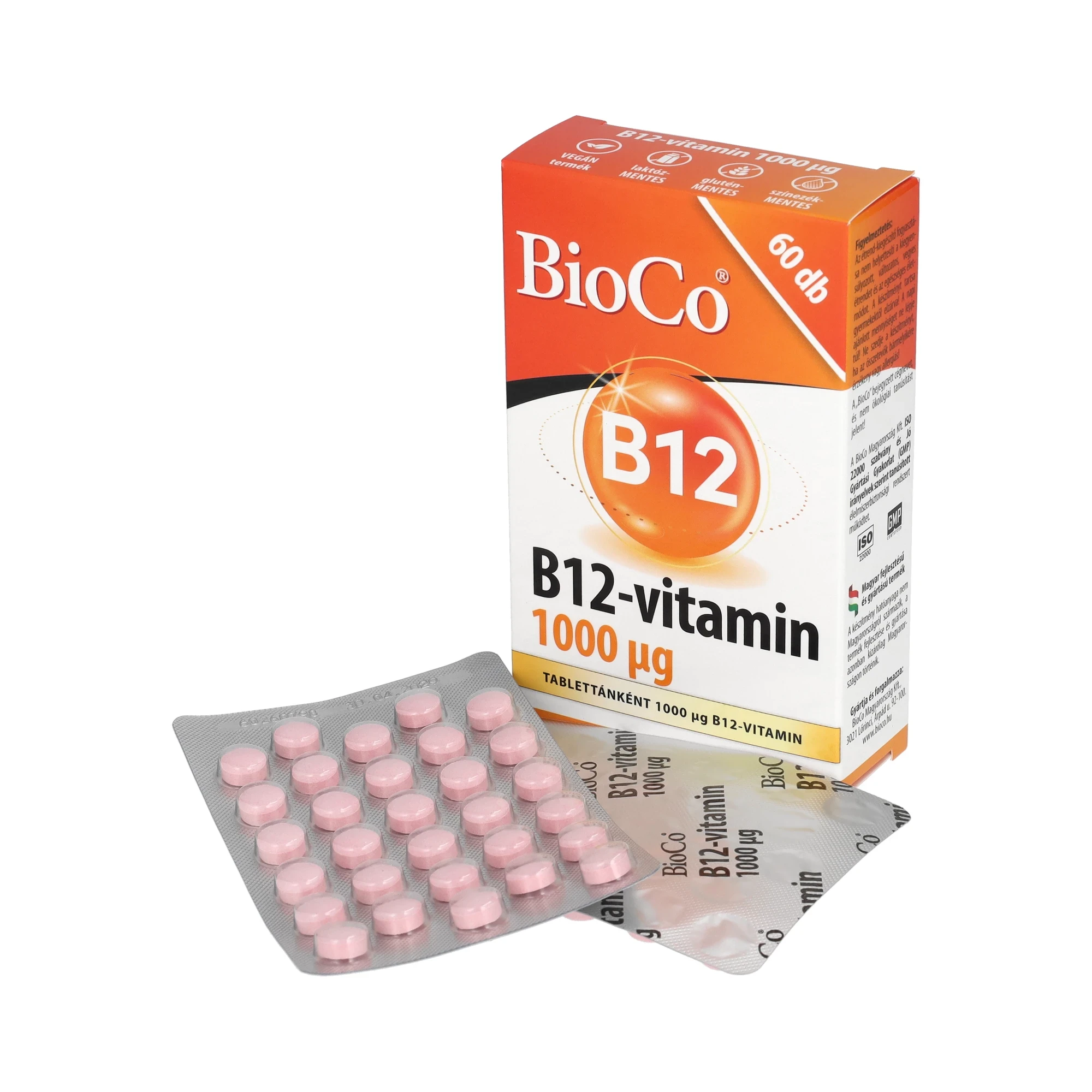 BioCo B12-vitamin 1000 mcg 60db