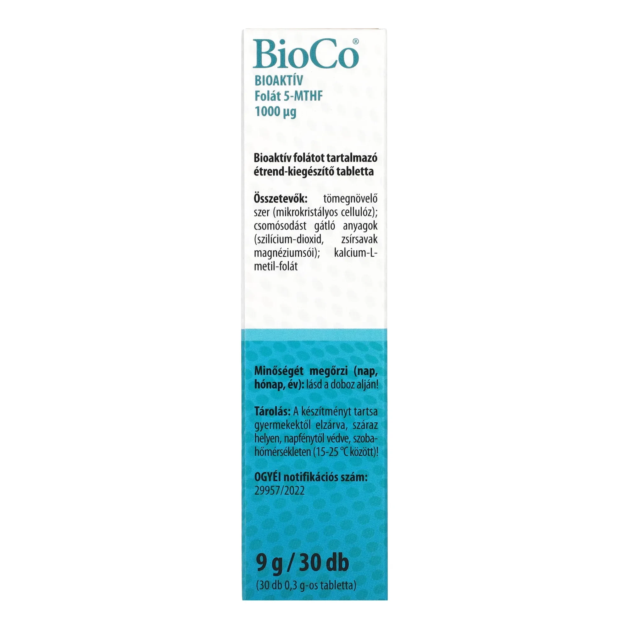 BioCo BIOAKTÍV Folát 30db