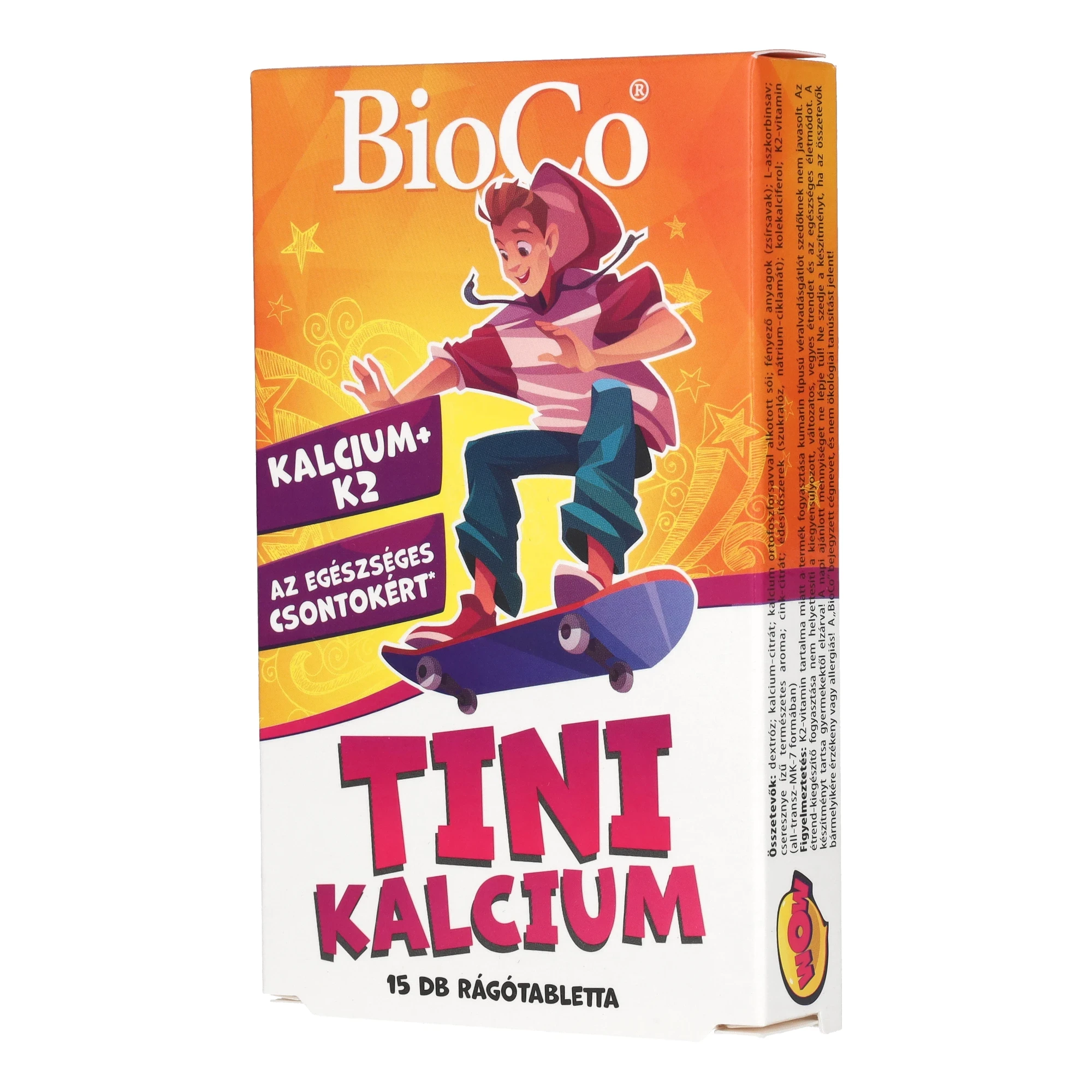 BioCo Tini Kalcium rágótabletta 15x
