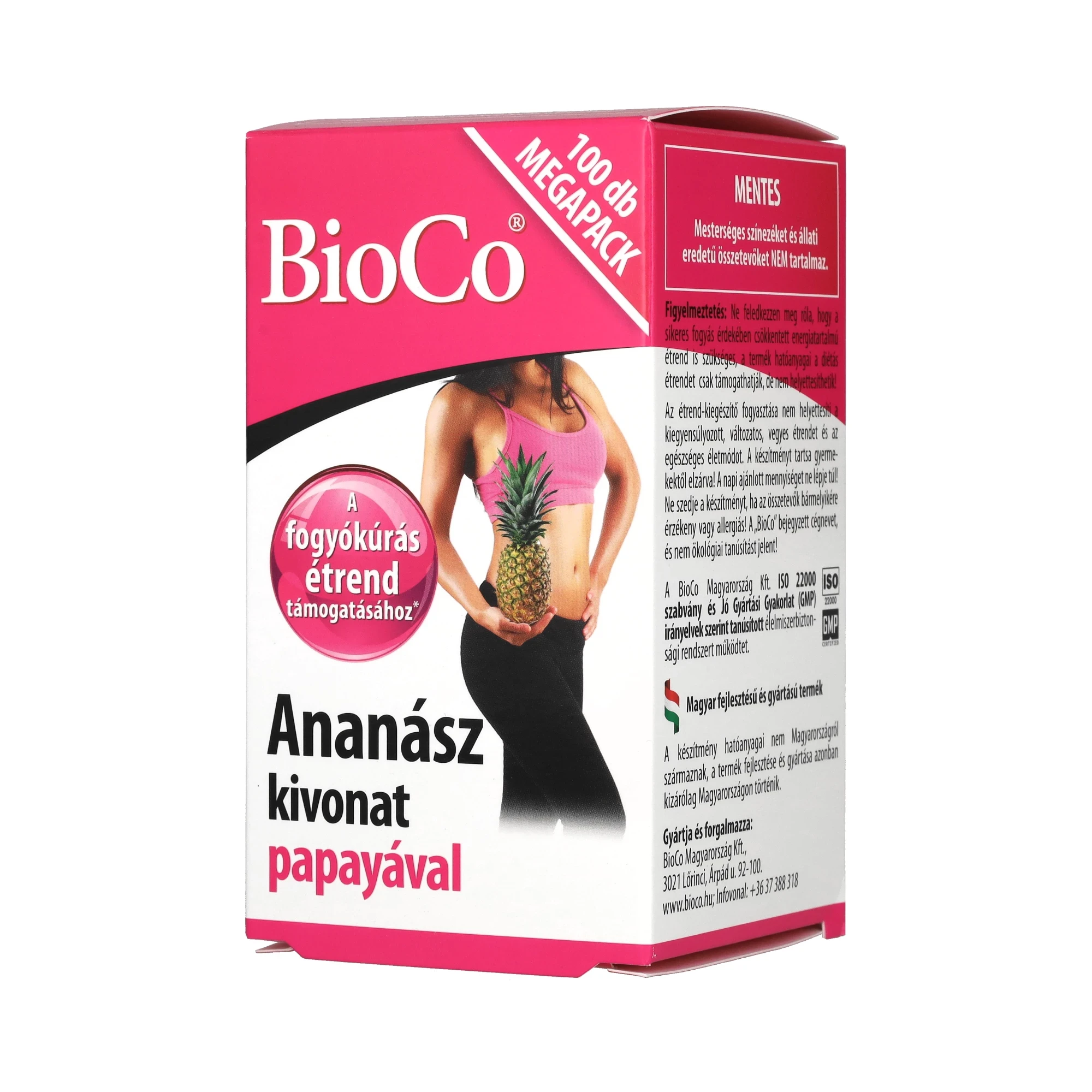 Bioco Ananász-Papaya MegaPack tabletta 100db