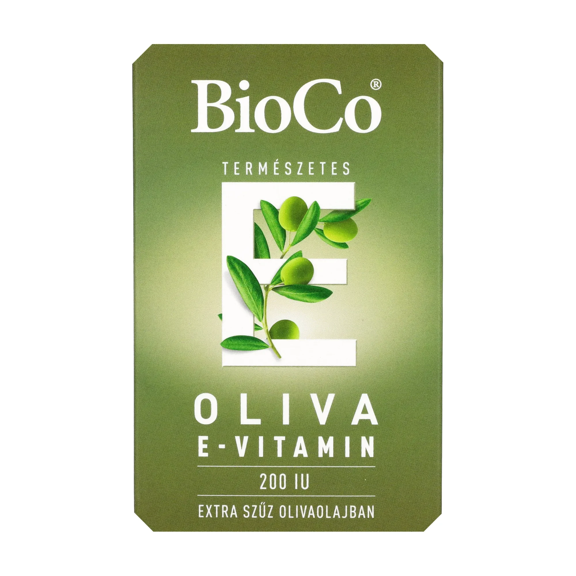 BioCo OLIVA Természetes E-vitamin 200 IU lágyzselatin kapszula 60 db