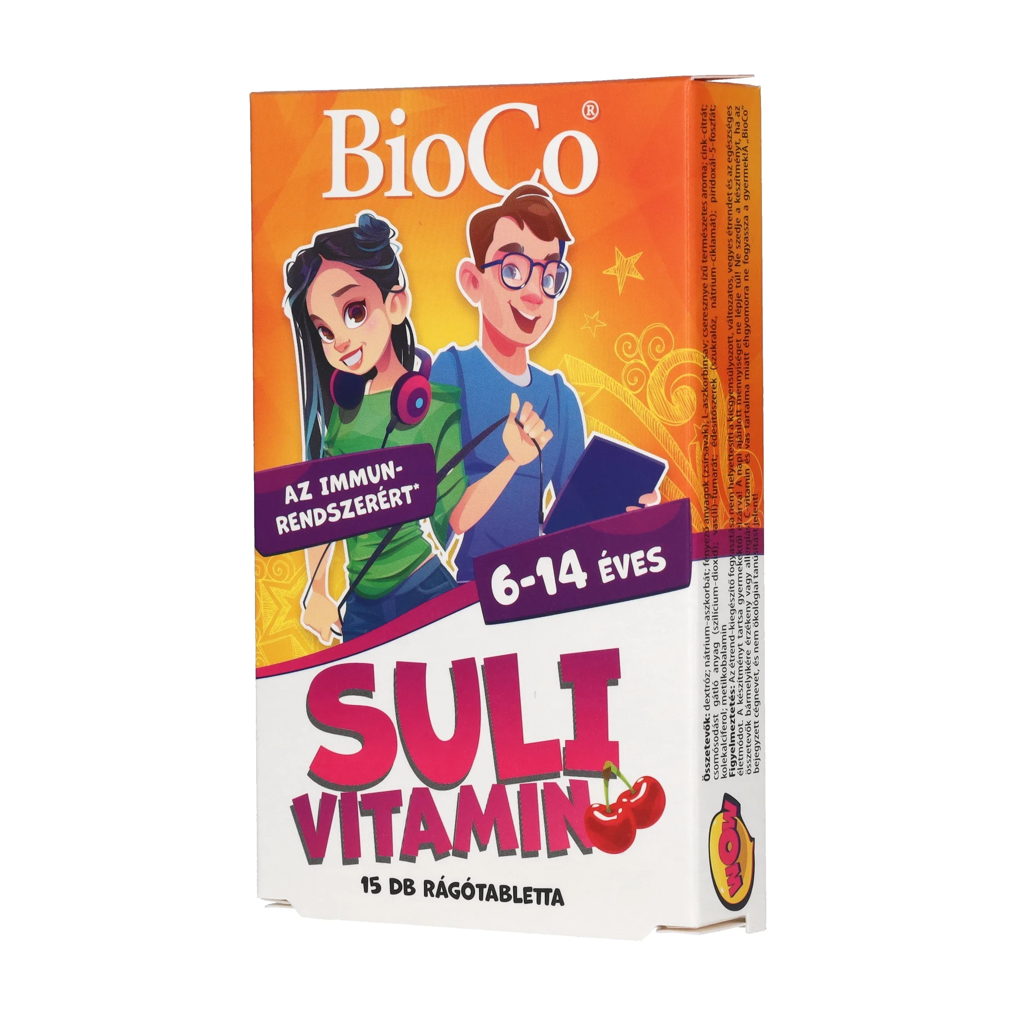 BioCo Suli-vitamin rágótabletta (cseresznye) 15x