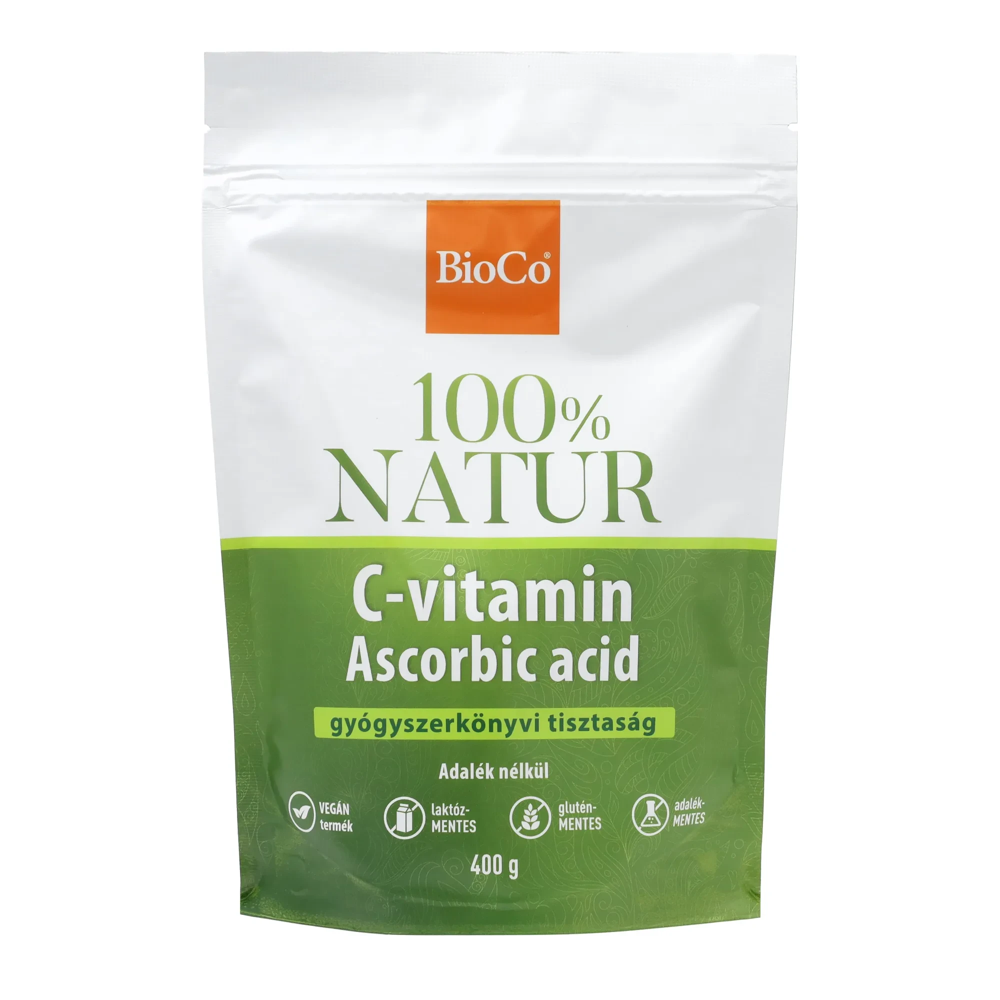 BioCo 100% NATUR C-vitamin Ascorbic acid tasakos por 400g