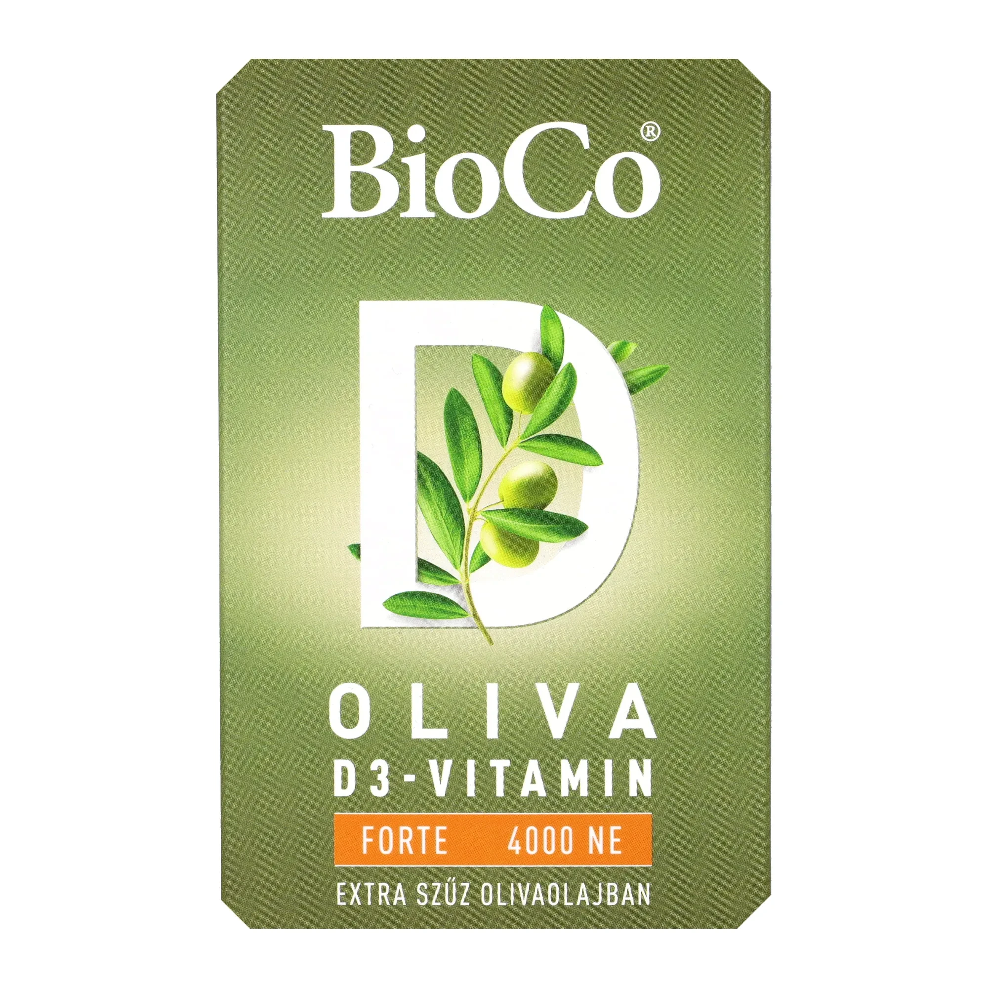 BioCo OLIVA D3-vitamin FORTE 4000 NE lágyzselatin kapszula 60 db