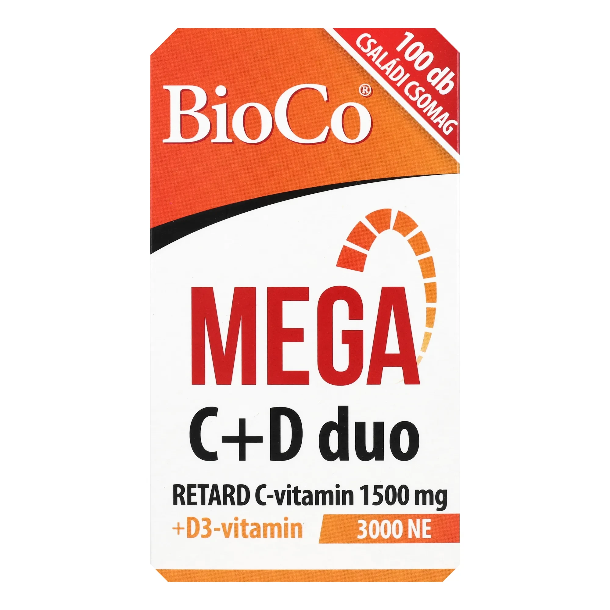 BioCo MEGA C+D duo 100 db filmtabletta