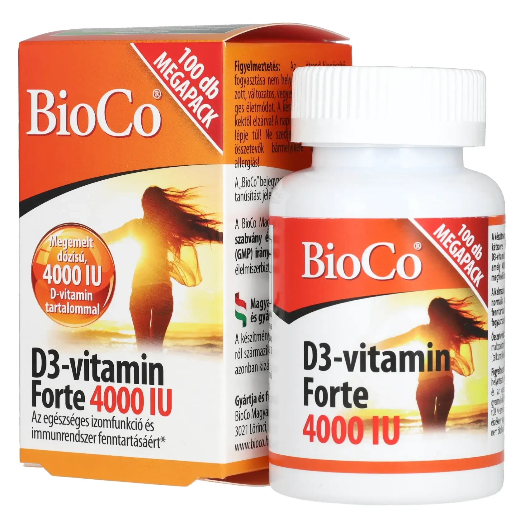 BioCo D3-vitamin Forte 4000 IU Megapack 100db